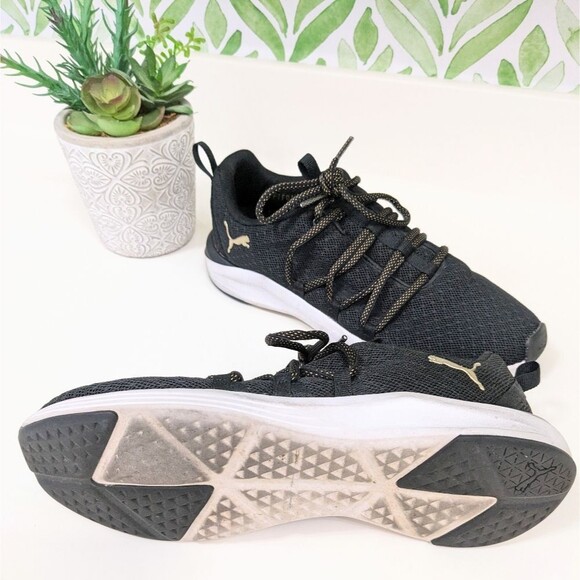 Puma Ladies Prowl Knit Shoe Women's Size 8 Sneaker Black - Picture 7 of 10